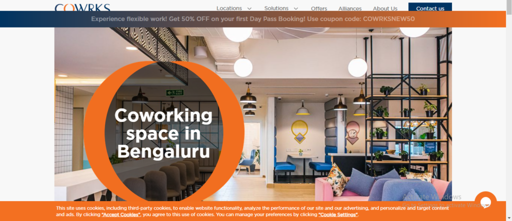 CoWrks Coworking space in Bengaluru