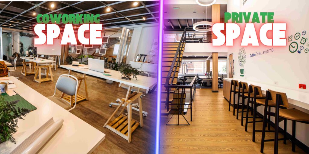 different types of office spaces